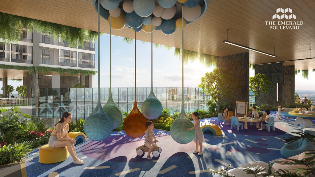 Căn hộ cao cấp The Emerald Boulevard mặt bằng tiện ích tầng 4