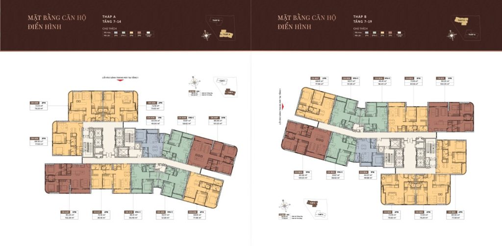 Layout mặt bằng căn hộ Vlasta Premier