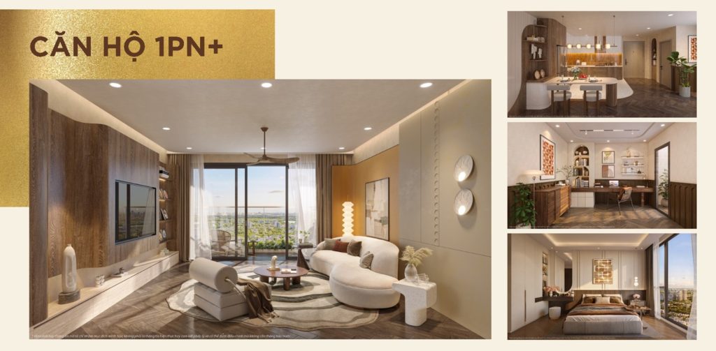 Layout căn hộ cao cấp1PN+